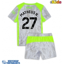 Manchester City Matheus Nunes #27 Replica Third Minikit 2025-26 Short Sleeve (+ pants)